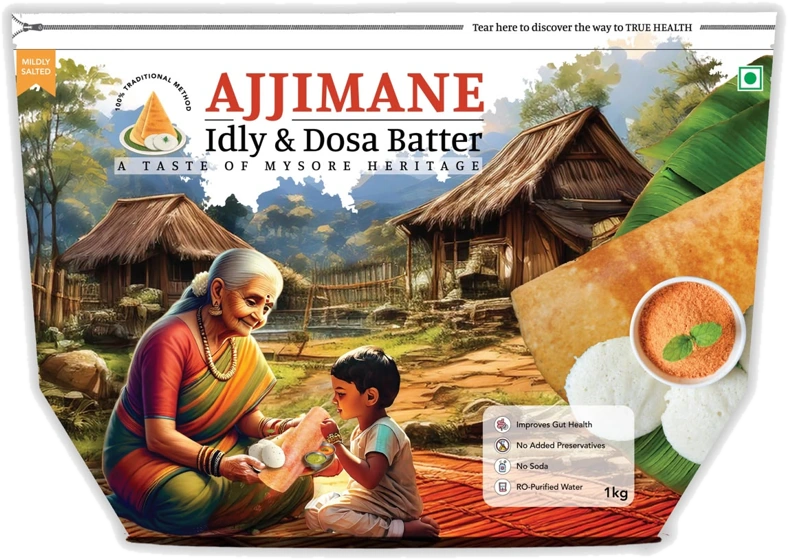 Ajjimane Idly & Dosa Batter 1 kg pack